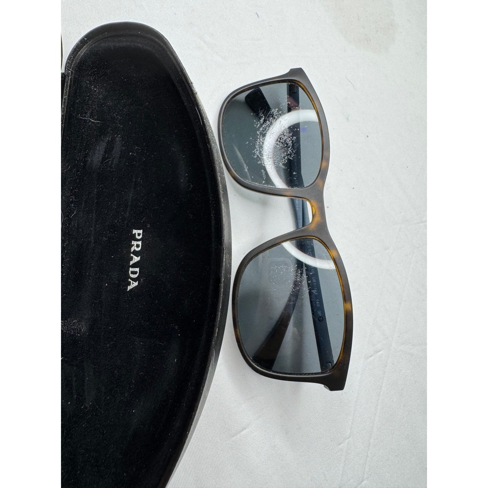 Prada Linea Rossa SPS 01T Tortoise Navy Blue Square Sunglasses Frames Italy